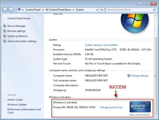 windows 7 ultimate activation free
